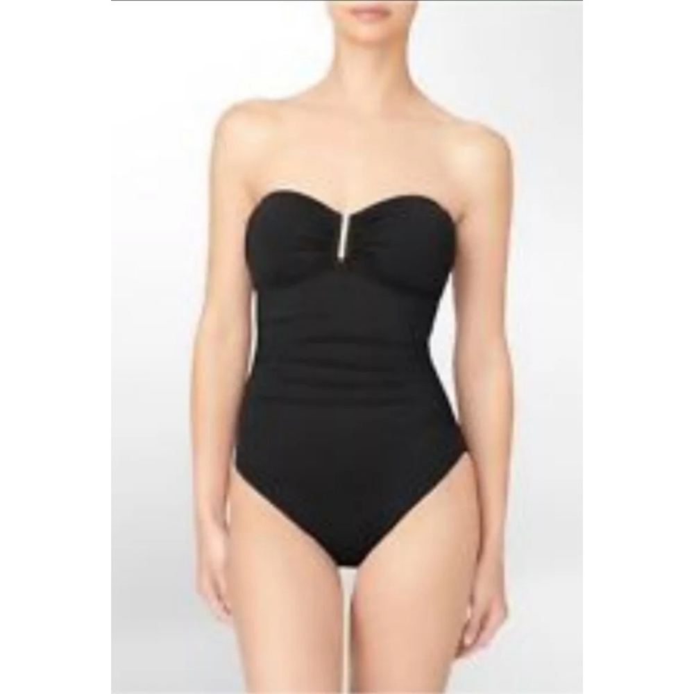 Calvin Klein Women's Strapless Bandeau One-Piece